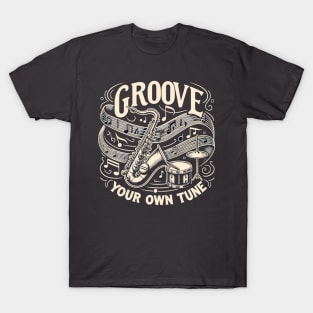 Exclusive 'Groove Your Own Tune' collection T-Shirt